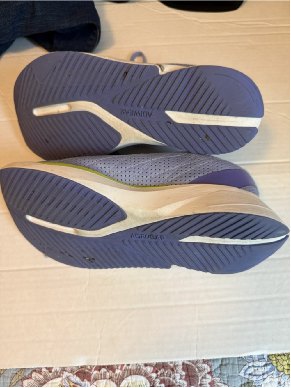 Adidas Women’s Running Shoes Sz 7.5 Periwinkle Color - Picture 4 of 6